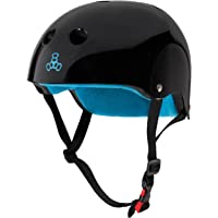 Triple 8 - Casco certificado antisudor para patinaje en monopatín- BMX- patinaje y deportes de acción